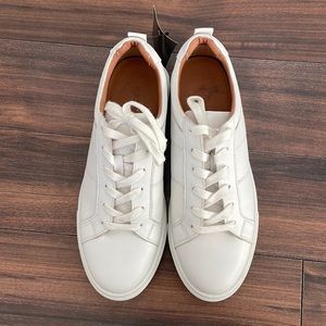 NWT Whistles (UK) White Tennis Shoes, Size 8
